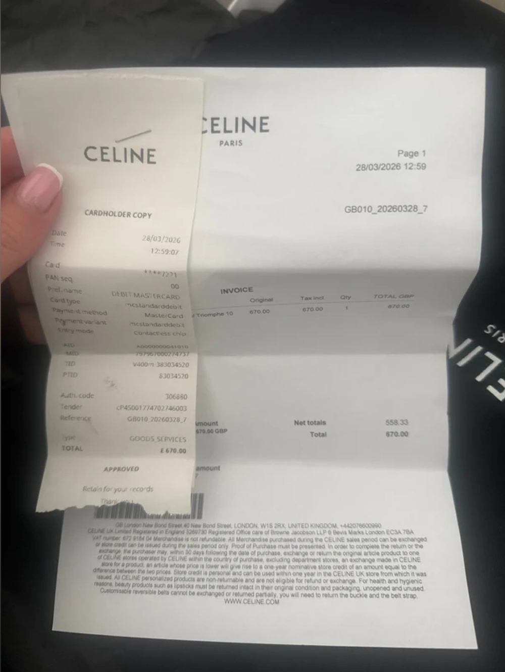 Celine Logo Sneakers - Picture 6 of 6